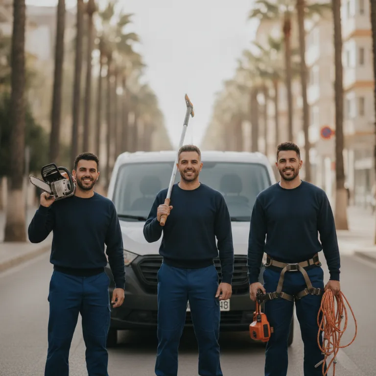 Tala de Árboles equipo en Maspalomas